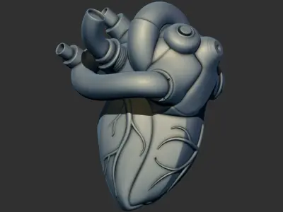 Robot Heart  3D print model