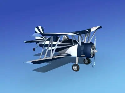 Grumman G-164 AgCat V19 Sport 3D model