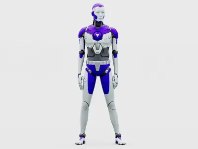 HUMANOID ORPHEUS-J  Rigged for Unreal Engine - Unity - MIXAMO 3D model
