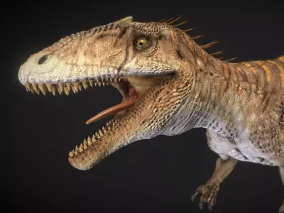 Concavenator Low-poly 3D model