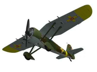 PZL P24e 3D model