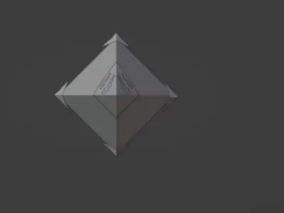 Evil potion  Low-poly 3D model