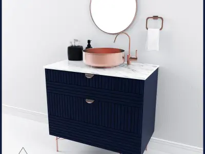 Wash basin Free 3D model