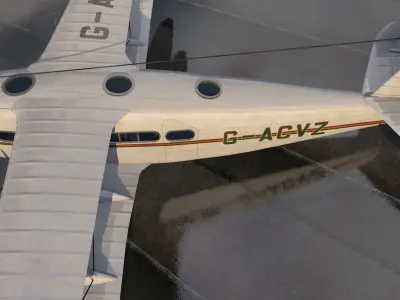 De Havilland DH-86 Express 3D model