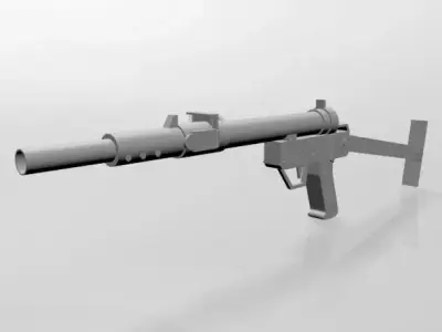 Sten Gun 01 3D model