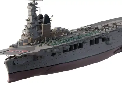 WW2 NAZY AIRCRAFT CARRIER 3D model