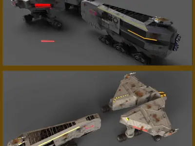 PG Ramming Troup Carrier 3D model