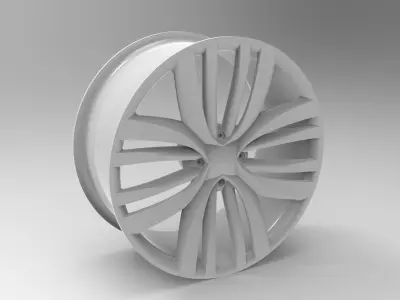 Car Rim 3D model