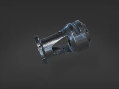 muzzle brake vol10 3D model