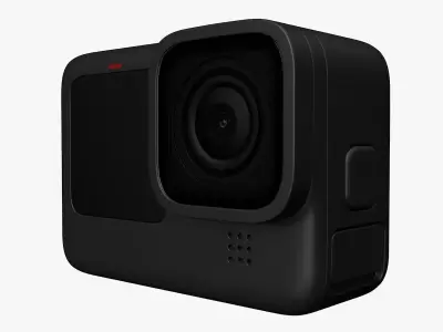 Go Pro Action Camera 3D model