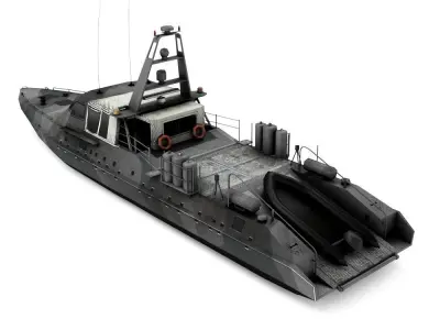 Mark V Special Operation Craft Low-poly 3D model