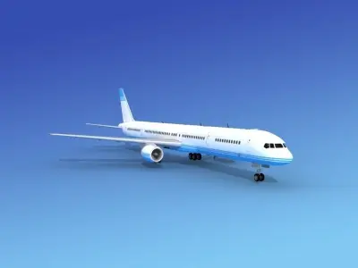 Boeing 757-300 Corporate 2 3D model