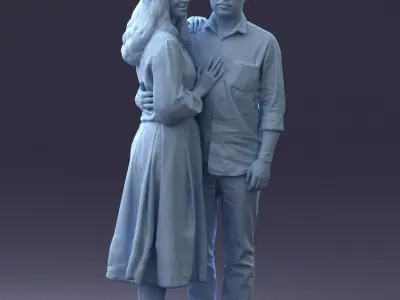 000070 Couple 0805 3dp 3D print model