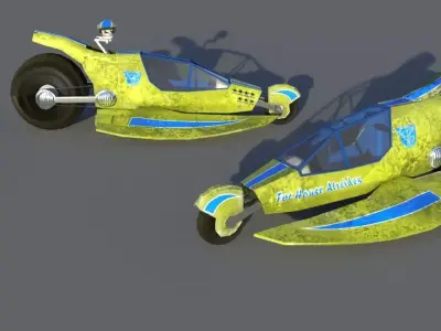 Emperor Battle for Dune Sand Bike Low-poly 3D model