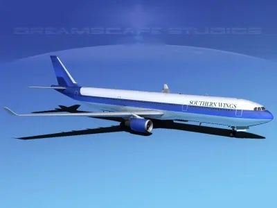 Airbus A330-300 Southern Wings 3D model