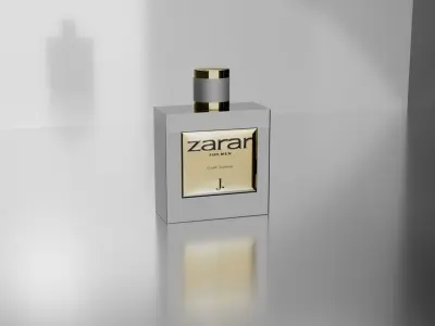 Zarar Perfume Bottle Special Low-poly 3D model