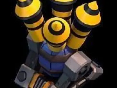 Air Defence - Th12 - Clash of Clans  3D model