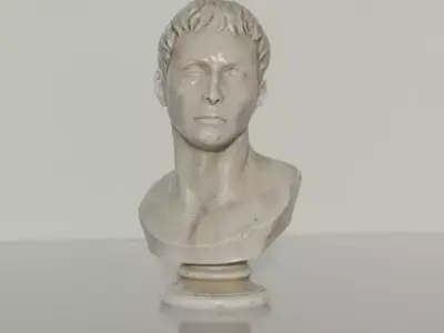 4K High Polly Ancient Roman Marble Statue 3D model