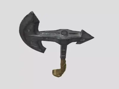 Bronze War Axe 3D model
