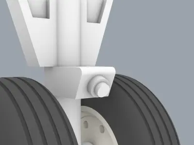 Sea King Wheels Low-poly 3D model