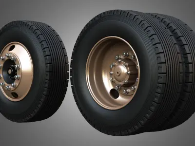 Markos Special Wheels and Tires MSWT -2 3D model