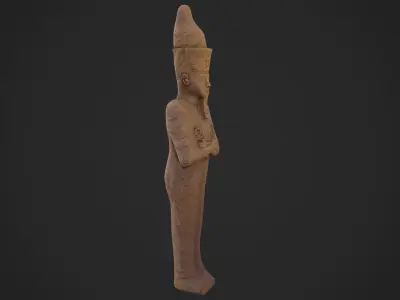 Egypt Statue Low-poly 3D model
