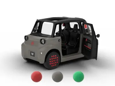 Citroen Ami 2025 HQ 3D model