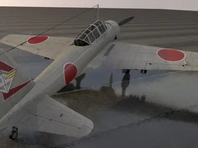 Mitsubishi Ki-51 Type 99 Sonia 3D model