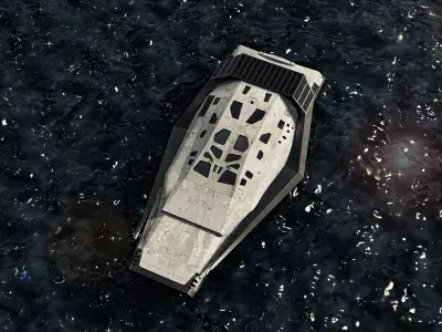 Ranger from Interstellar movie Low-poly 3D model