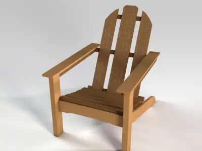 Deck chair Free 3D model