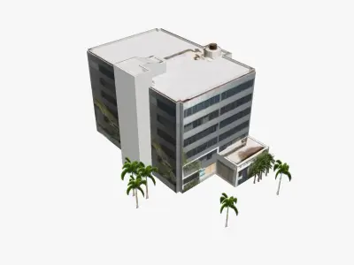 Jade Financial Solutions Low-poly 3D model