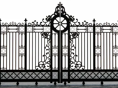 Classical gate 3D model