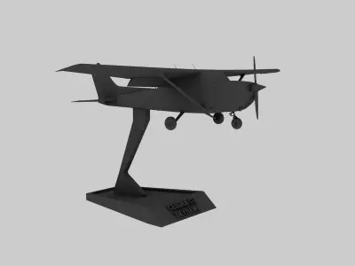STL Cessna 172 Skyhaw 3D print model
