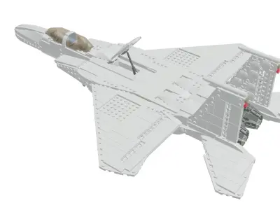 MocBricks3D - Lego F-15E Strike Eagle 3D print model