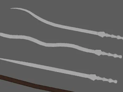 WWAATD Weapon Models Free low-poly 3D model