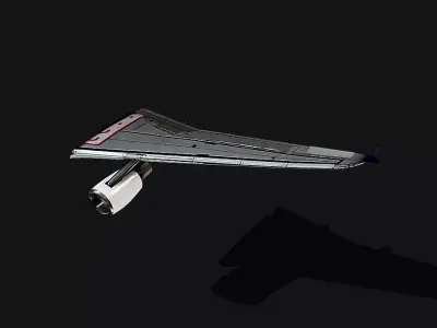 Airbus A320 Wing 3D model
