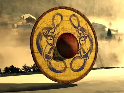 Viking Shield Free 3D model