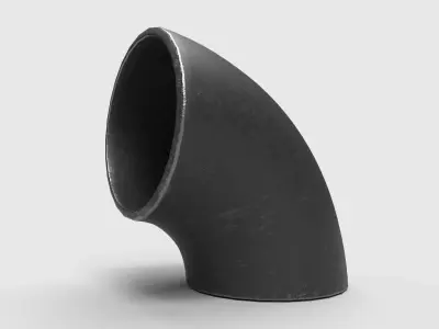 Elbow Pipe Short Radius 6 inches 3D model