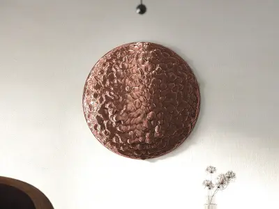 Decorative panel made of bronze Free 3D model