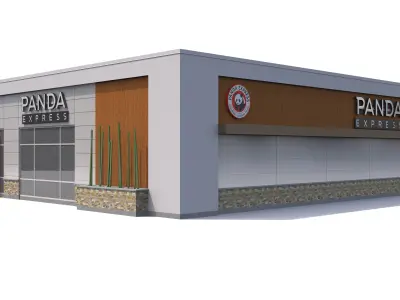 Panda Express 3D model