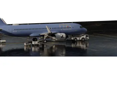 Airbus A320 neo 3D model