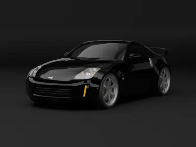 Nissan 350Z Free low-poly 3D model