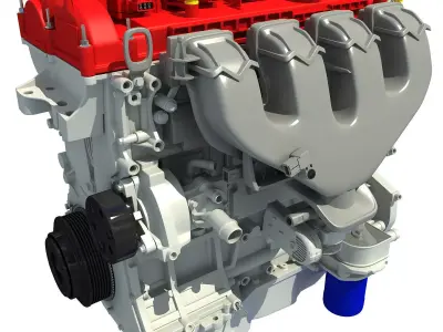 Red Engine 3D model
