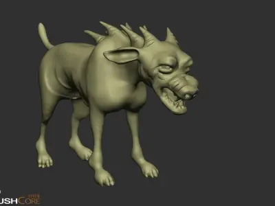 hound 3d model devil dog 3D model