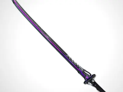 Void Sword - Remake Low-poly 3D model