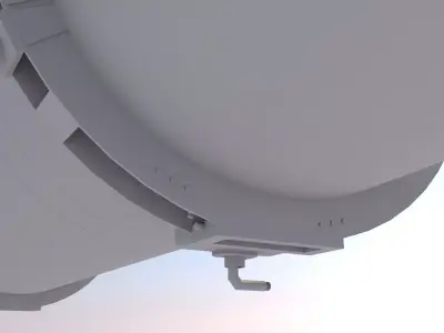 Iskander Tactical Ballistic Missile 3D model