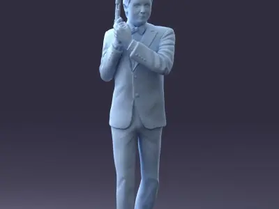 000040 Secret agent 1207 3dp 3D print model