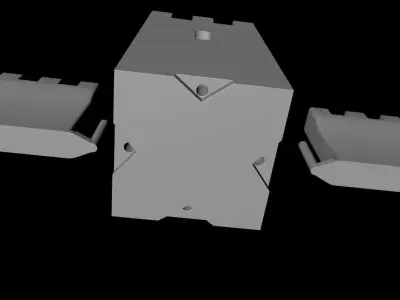 Articulated Castle 3D print model