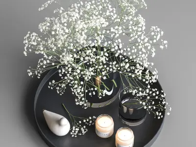 Decorative set 25 3D model