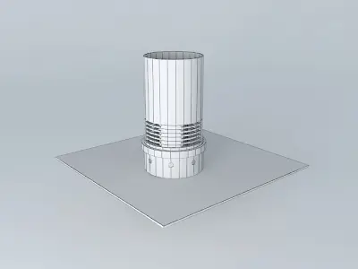 Bell siphon style Affnan With Parts List 3D model